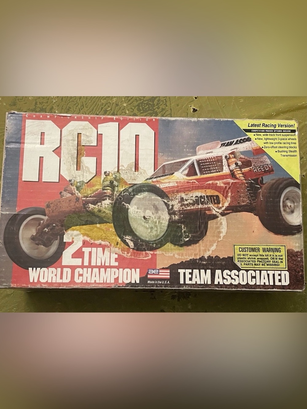 Vintage Team Associated RC10 2-Time World Champion! πRare Retro RC UNTESTED